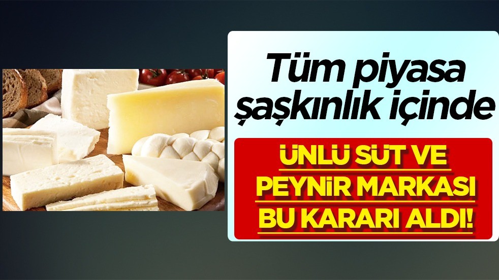 Türkiye'nin ünlü Süt ve Peynir markası: Konkordato ilan eden dev şirket ile ilgili yeni gelişme!