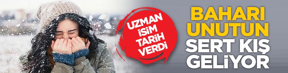 Uzman isim tarih verdi: Baharı unutun sırt kış geliyor