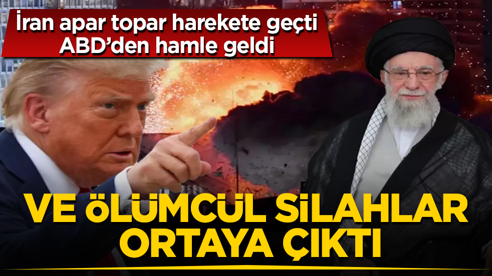 Ve ölümcül silahlar ortaya çıktı! İran apar topar harekete geçti, ABD’den hamle geldi