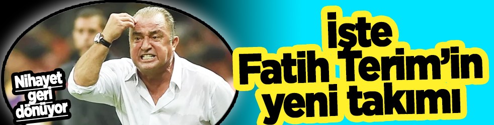 Ve takım Fatih Terim’e emanet! Takımın kaptanı olacak: Sonunda geri dönüyor