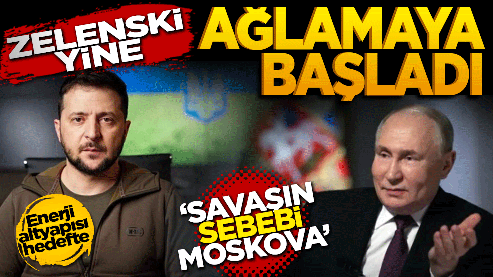 Zelenskiy yine ağlamaya başladı
