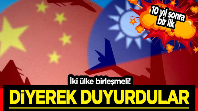 10 yıl sonra bir ilk! İki b&uuml;y&uuml;k partinin lideri g&ouml;r&uuml;şt&uuml;: &Ccedil;in ve Tayvan birleşmeli!