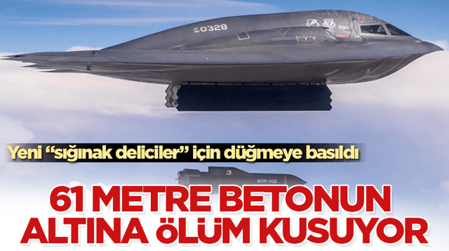 61 metre betonun altına &ouml;l&uuml;m kusuyor! Yeni &ldquo;sığınak deliciler&rdquo; i&ccedil;in d&uuml;ğmeye basıldı