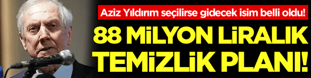 88 milyon Euroluk ayrılık: Aziz Yıldırım se&ccedil;ilirse gidecek isim belli oldu!