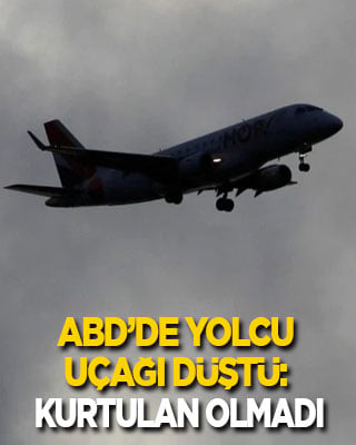 ABD’de yolcu uçağı düştü: Kurtulan olmadı