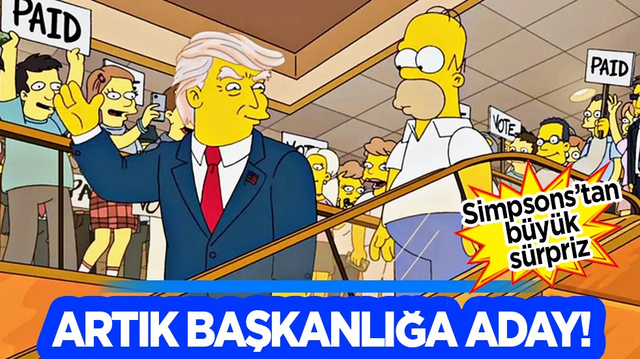  ABD&rsquo;ye Trump'ı yazan tahmini &ouml;nceden bilen Simpsons yazarı başkanlığa aday oldu: Yarış s&uuml;r&uuml;yor