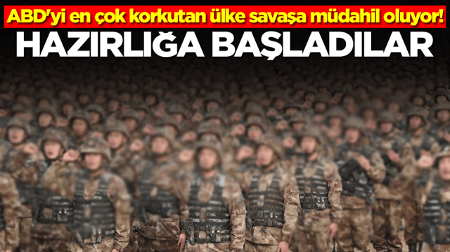 ABD'yi en &ccedil;ok korkutan &uuml;lke savaşa m&uuml;dahil oluyor! Hazırlığa başladılar