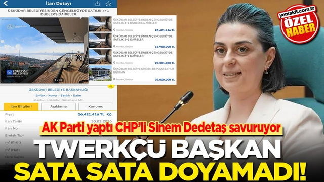 AK Parti yaptı, CHP&rsquo;li Dedetaş savuruyor: Twerk&ccedil;&uuml; Başkan sata sata doyamadı!