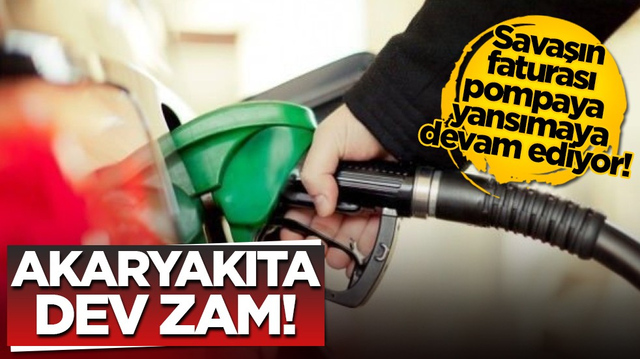 Akaryakıta dev bir zam daha: Motorinin litresi 80 liraya dayandı