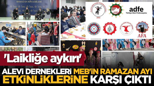 Alevi dernekleri MEB'in Ramazan Ayı etkinliklerine karşı &ccedil;ıktı: 'Laikliğe aykırı'
