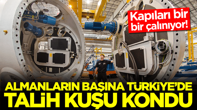 Almanların başına T&uuml;rkiye'de talih kuşu kondu