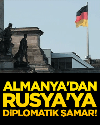 Almanya'dan Rusya'ya diplomatik şamar!