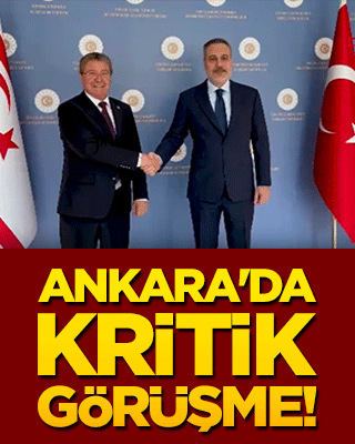Ankara'da kritik görüşme! Bakan Fidan ve KKTC Başbakanı Üstel bir araya geldi!