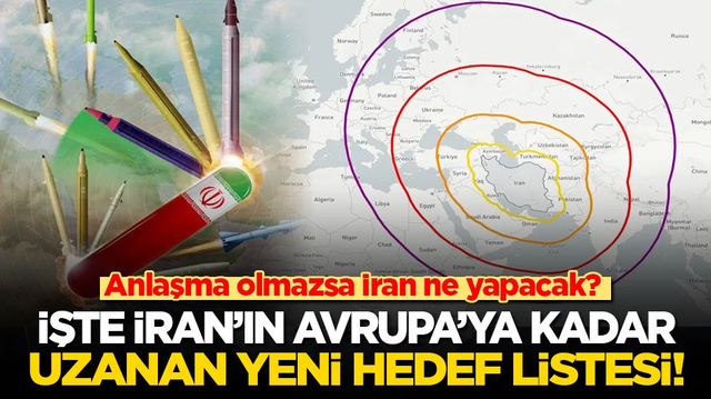 Anlaşma olmazsa İran ne yapacak? İşte Avrupa&rsquo;ya kadar uzanan yeni hedef listesi!