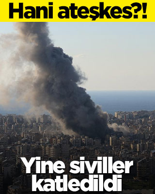 Ateşkes yine havada kaldı... İsrail 4 kişiyi katletti!