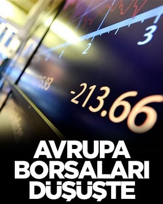 Avrupa borsaları düşüşte