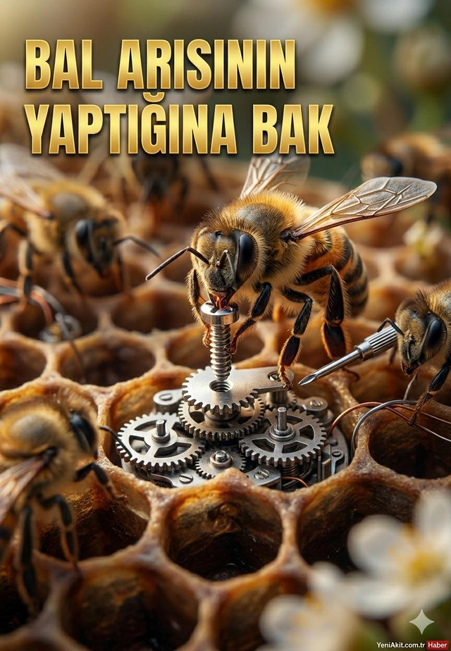Bak sen şu bal arısının yaptığına! İşte Allah'ın yarattığı arı ve mucize