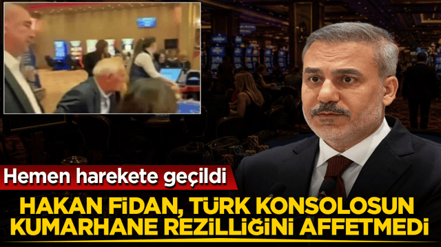Bakan Bey neyin derdinde, bu monşerler neyin derdinde! Hakan Fidan, T&uuml;rk konsolosun kumarhane rezilliğini affetmedi