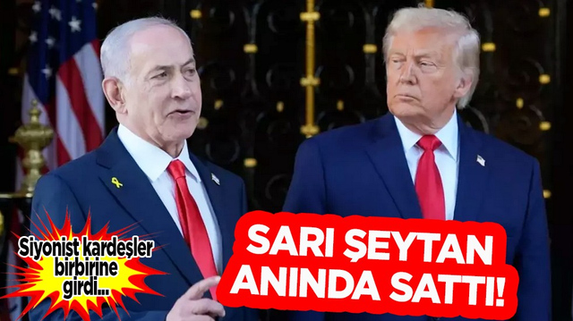 Beklenmedik gelişme! Sarı Şeytan Trump, İsrail'i d&uuml;nyanın &ouml;n&uuml;ne attı! İsrailliler kudurdu...