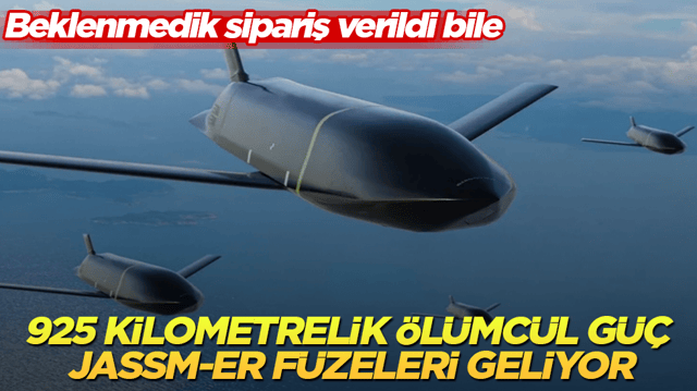 Beklenmedik sipariş verildi bile! 925 kilometrelik &ouml;l&uuml;mc&uuml;l g&uuml;&ccedil; JASSM-ER f&uuml;zeleri geliyor
