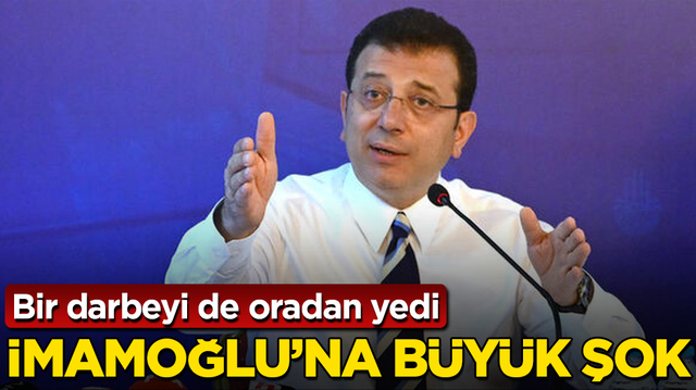 Bir darbeyi de oradan yedi! Ekrem İmamoğlu&rsquo;na b&uuml;y&uuml;k şok 