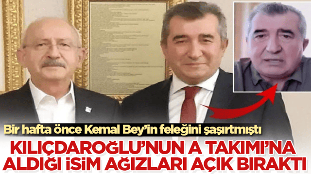 Bir hafta &ouml;nce Kemal Bey&rsquo;in feleğini şaşırtmıştı! Kılı&ccedil;daroğlu&rsquo;nun A Takımı&rsquo;na aldığı isim ağızları a&ccedil;ık bıraktı