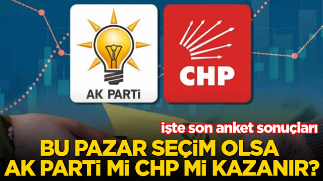 Bu pazar se&ccedil;im olsa AK Parti mi CHP mi kazanır? İşte son anket sonu&ccedil;ları