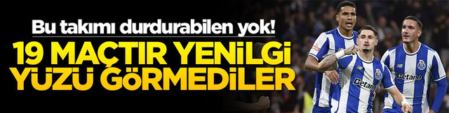 Bu takımı durdurabilen yok! 19 ma&ccedil;tır yenilgi y&uuml;z&uuml; g&ouml;rmediler