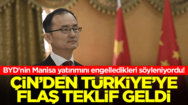 BYD'nin Manisa yatırımını engelledikleri s&ouml;yleniyordu: &Ccedil;in'den T&uuml;rkiye'ye flaş teklif geldi