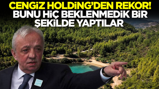 Cengiz Holding'in HES'inden rekor: Bunu hi&ccedil; beklenmedik şekilde yaptılar