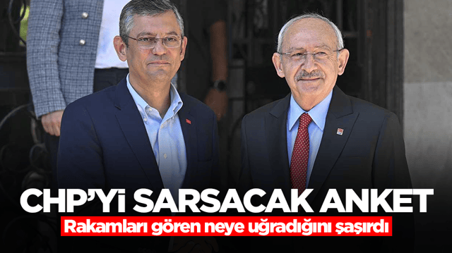 CHP'yi sarsacak anket: Rakamları g&ouml;ren neye uğradığını şaşırdı