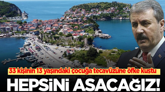 Destici, 33 kişinin 13 yaşındaki &ccedil;ocuğuna tecav&uuml;z etmesine &ouml;fke kustu: Hepsini asacağız!