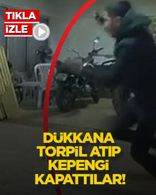 Dükkana torpil atıp kepengi kapattılar!