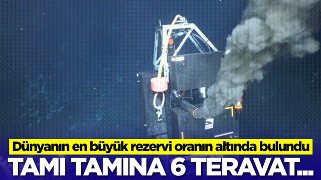 D&uuml;nyanın en b&uuml;y&uuml;k rezervi oranın altında bulundu: Tamı tamına 6 teravat...