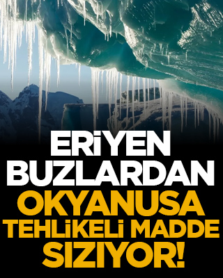 Eriyen buzlardan okyanusa tehlikeli madde sızıyor!