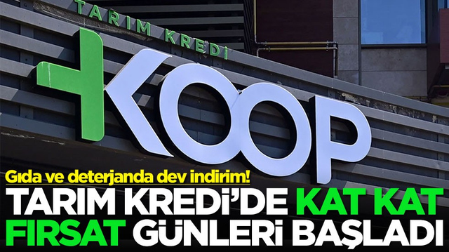Gıda ve deterjanda dev indirim! Tarım Kredi'de kat kat fırsat g&uuml;nleri başladı