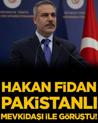 Hakan Fidan Pakistanlı mevkidaşı ile görüştü!