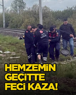 Hemzemin geçitte feci kaza!