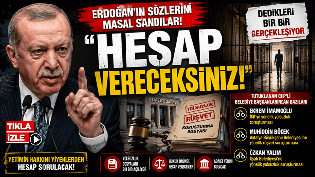 "Hesap vereceksiniz" demişti: Erdoğan'ın s&ouml;zlerini masal sandılar!