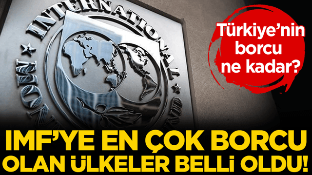 IMF'ye en &ccedil;ok borcu olan &uuml;lkeler belli oldu! T&uuml;rkiye'nin borcu ne kadar?