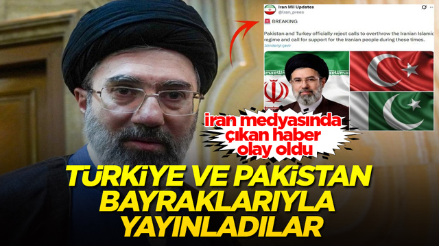 İran medyasında &ccedil;ıkan haber olay oldu: T&uuml;rkiye ve Pakistan bayraklarıyla yayınladılar