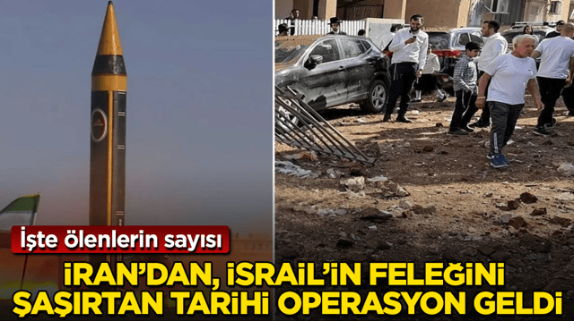 İran&rsquo;dan, İsrail&rsquo;in feleğini şaşırtan tarihi operasyon geldi! İşte &ouml;lenlerin sayısı