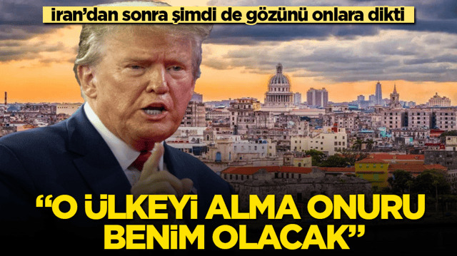 İran&rsquo;dan sonra şimdi de g&ouml;z&uuml;n&uuml; onlara dikti! Asla durmayan Trump: O &uuml;lkeyi alma onuru benim olacak