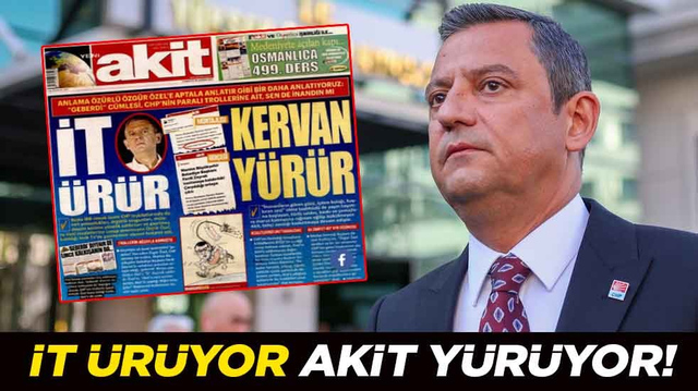 İt &uuml;r&uuml;yor Akit y&uuml;r&uuml;yor!