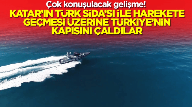 Katar'ın T&uuml;rk SİDA'sı ile harekete ge&ccedil;mesi &uuml;zerine T&uuml;rkiye'nin kapısını &ccedil;aldılar