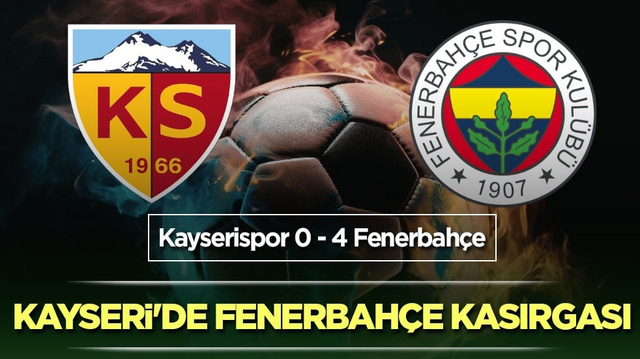 Kayseri'de Fenerbah&ccedil;e kasırgası