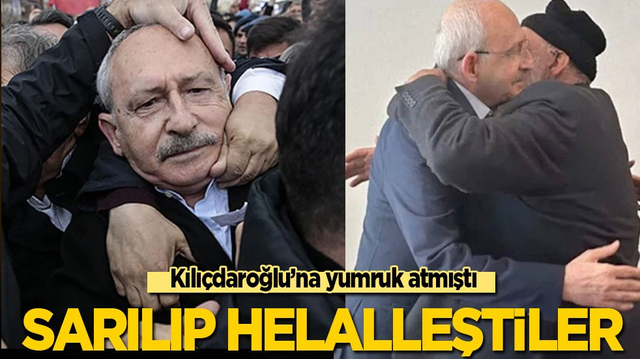 Kılı&ccedil;daroğlu&rsquo;na cenazede yumruk atmıştı: 7 yıl sonra sarılıp helalleştiler!