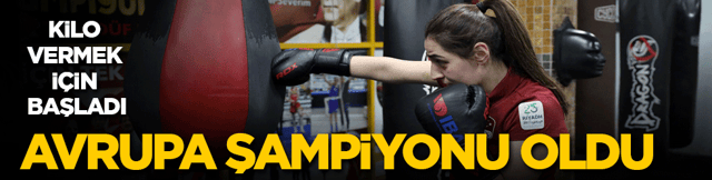 Kilo vermek i&ccedil;in başladı Avrupa şampiyonu oldu