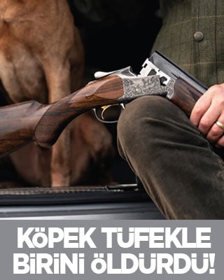 Köpek, tüfekle birini vurup öldürdü