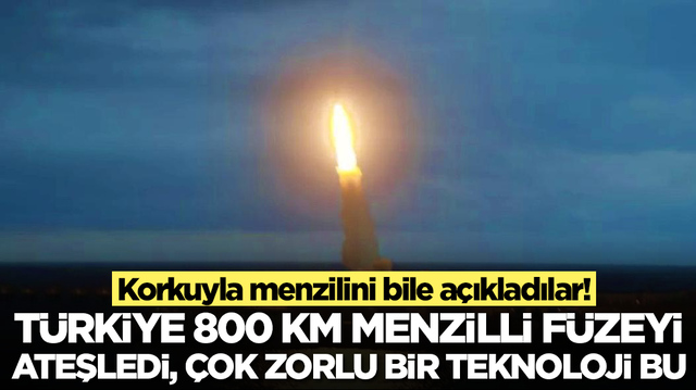 Korkuyla menzilini bile a&ccedil;ıkladılar: T&uuml;rkiye f&uuml;zeyi ateşledi, &ccedil;ok zorlu bir teknoloji bu